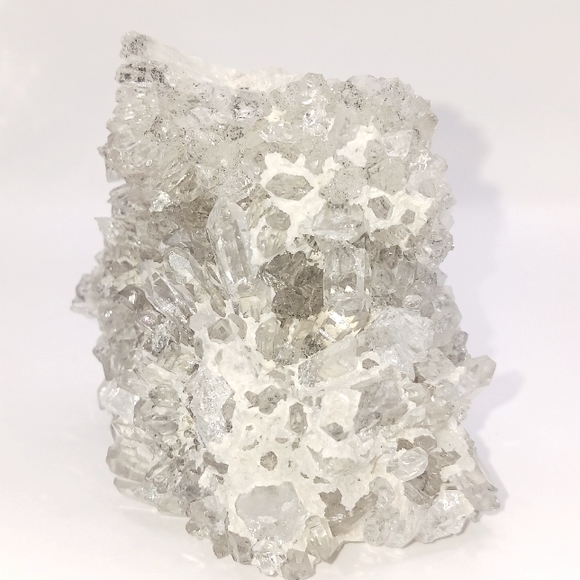 Quartz crystal hand carved owl - Picture 3 of 4